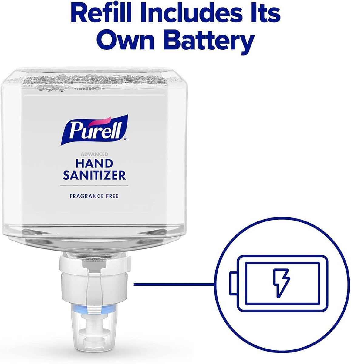 PURELL ES8 Hand Sanitizer Foam Refill, 2ct x 1200 mL, view 4