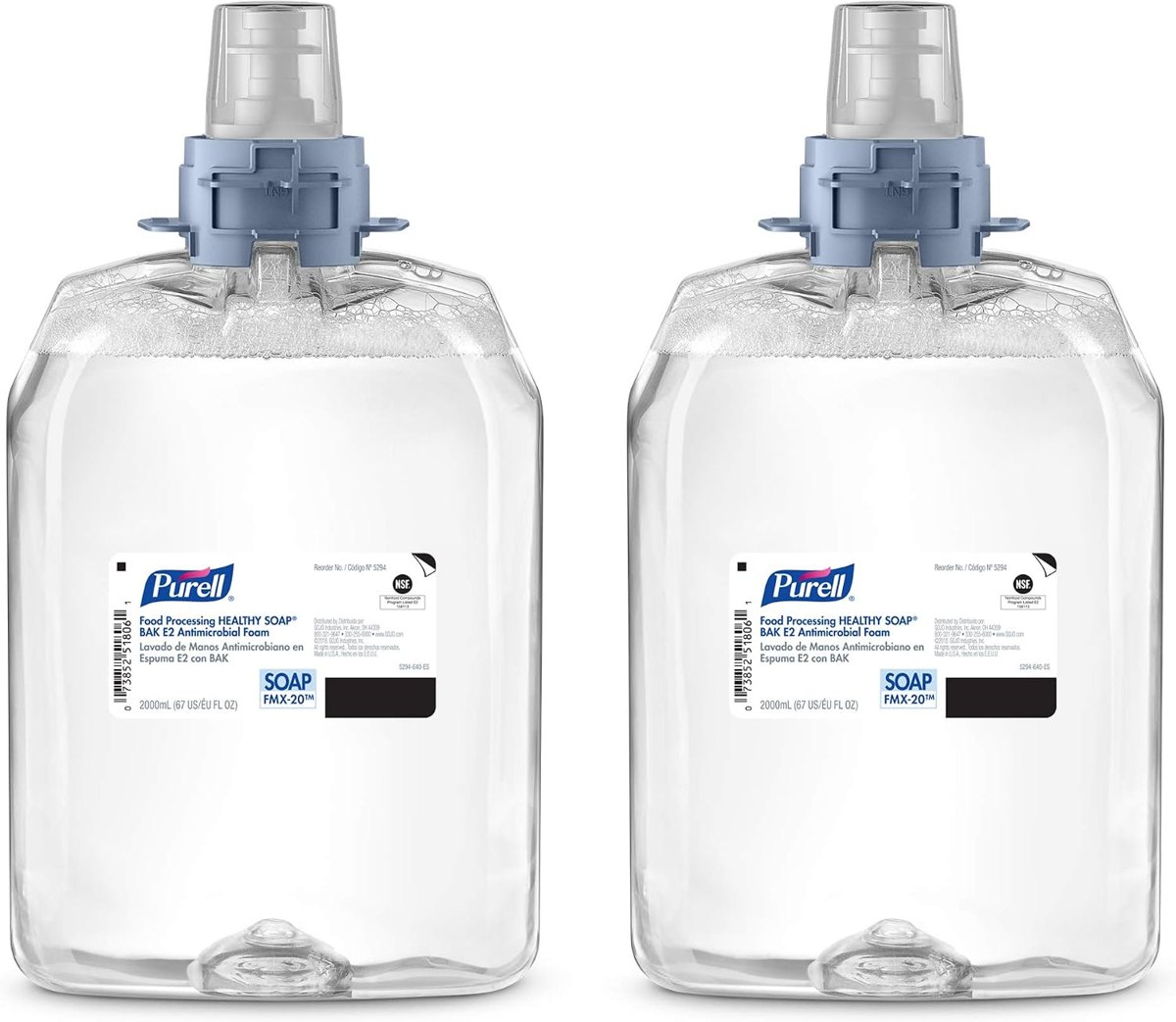 PURELL FMX-20 Antimicrobial Foam Soap Refill, 2ct x 2000 mL