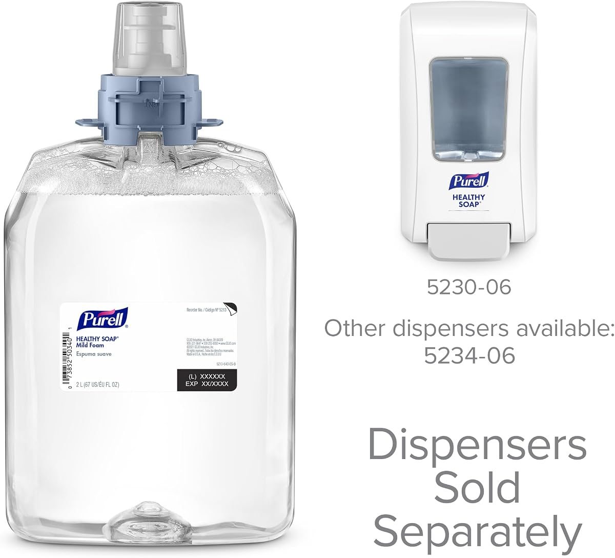 PURELL FMX-20 Healthy Soap Foam Refill, 2ct x 2000 mL, view 3