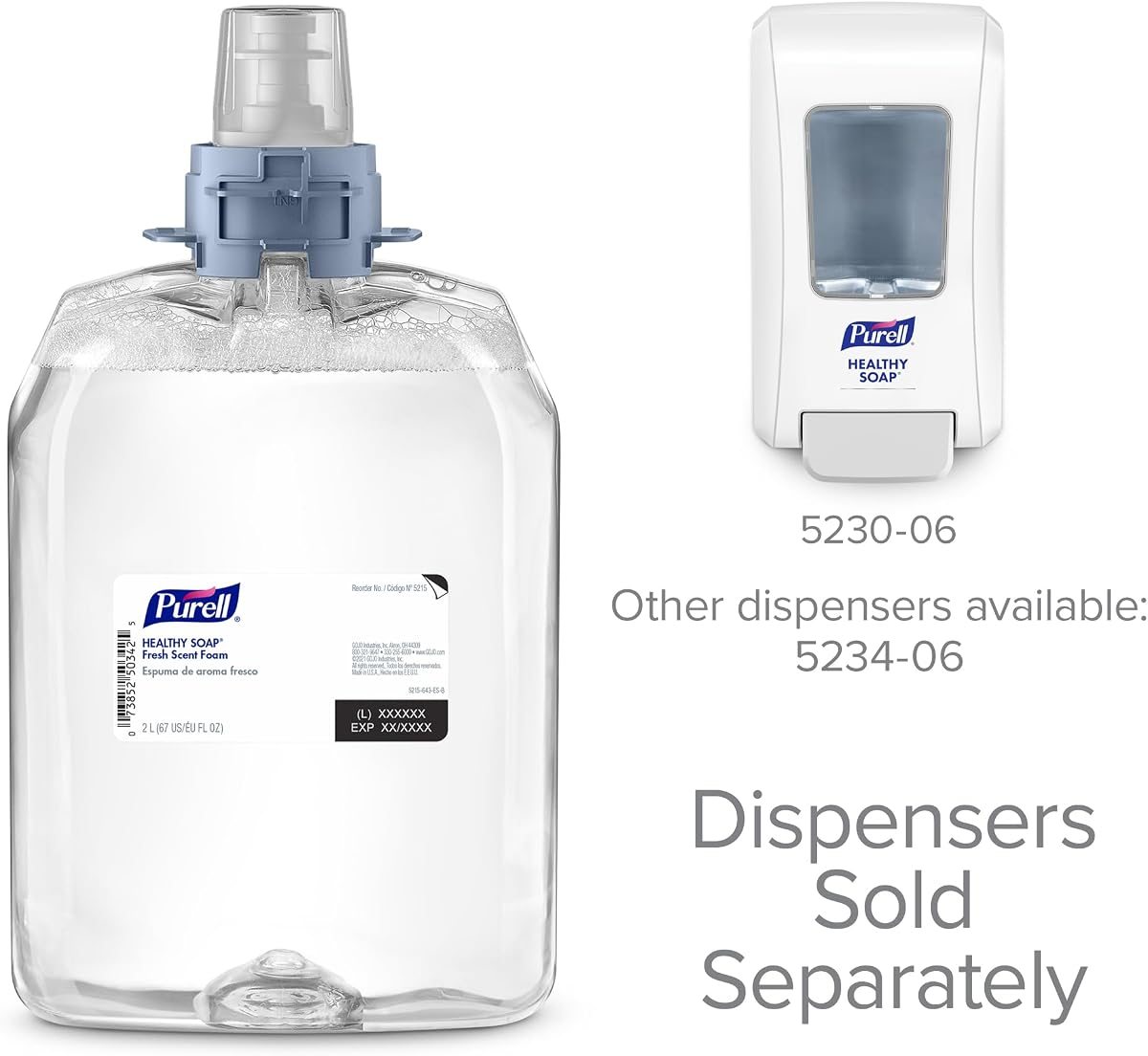 PURELL FMX-20 Healthy Soap Foam Refill, Fresh Scent, 2ct x 2000mL, view 3