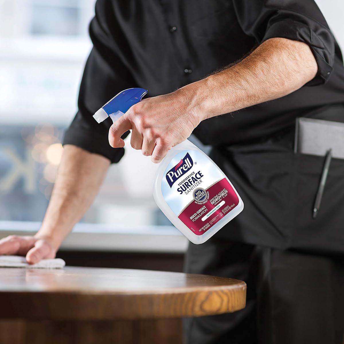 PURELL Foodservice Surface Sanitizer Spray Bottle, 6ct x 32 fl oz, view 3