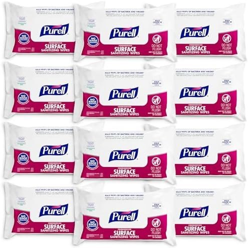 PURELL Foodservice Surface Sanitizing Wipes Flowpack, 12pk x 72ct