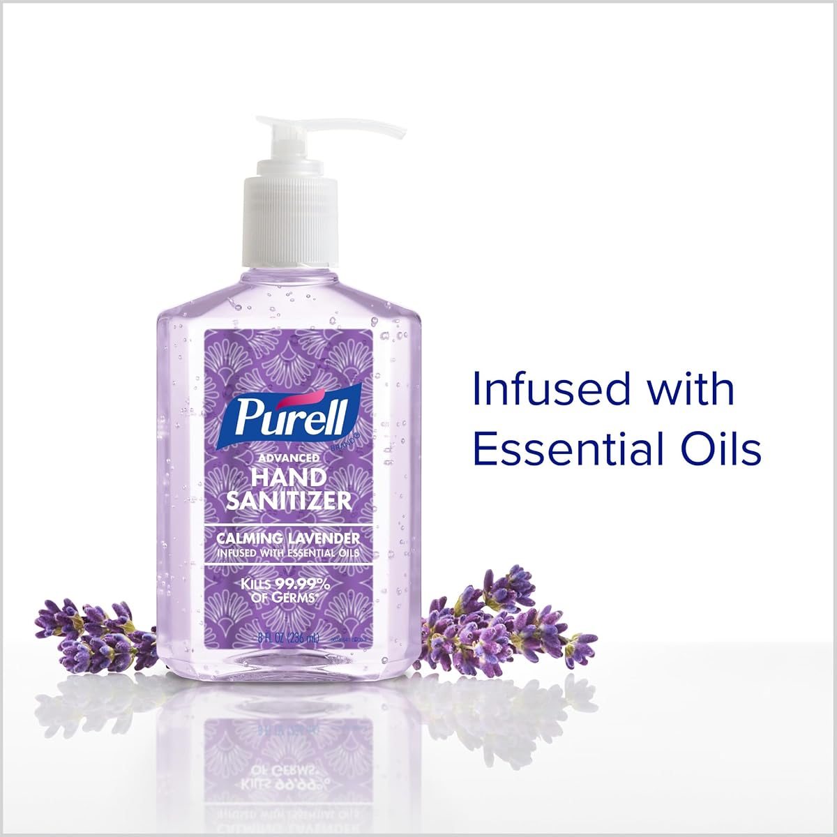 PURELL Hand Sanitizer Design Series Lavender 4ct x 8 fl oz, view 4