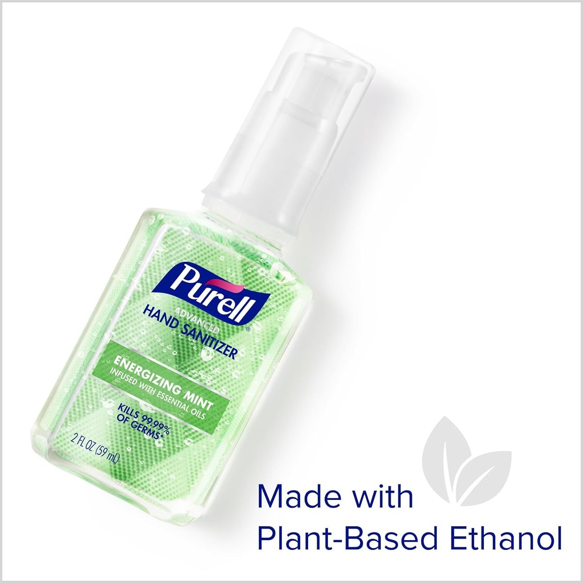 PURELL Hand Sanitizer Gel Mint, Travel Pump Bottle 6ct x 2fl oz, view 5