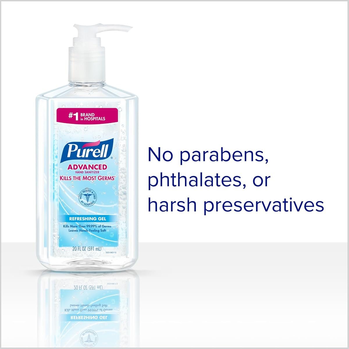 PURELL Hand Sanitizer Gel Pump Bottle 12ct x 20fl oz, view 3