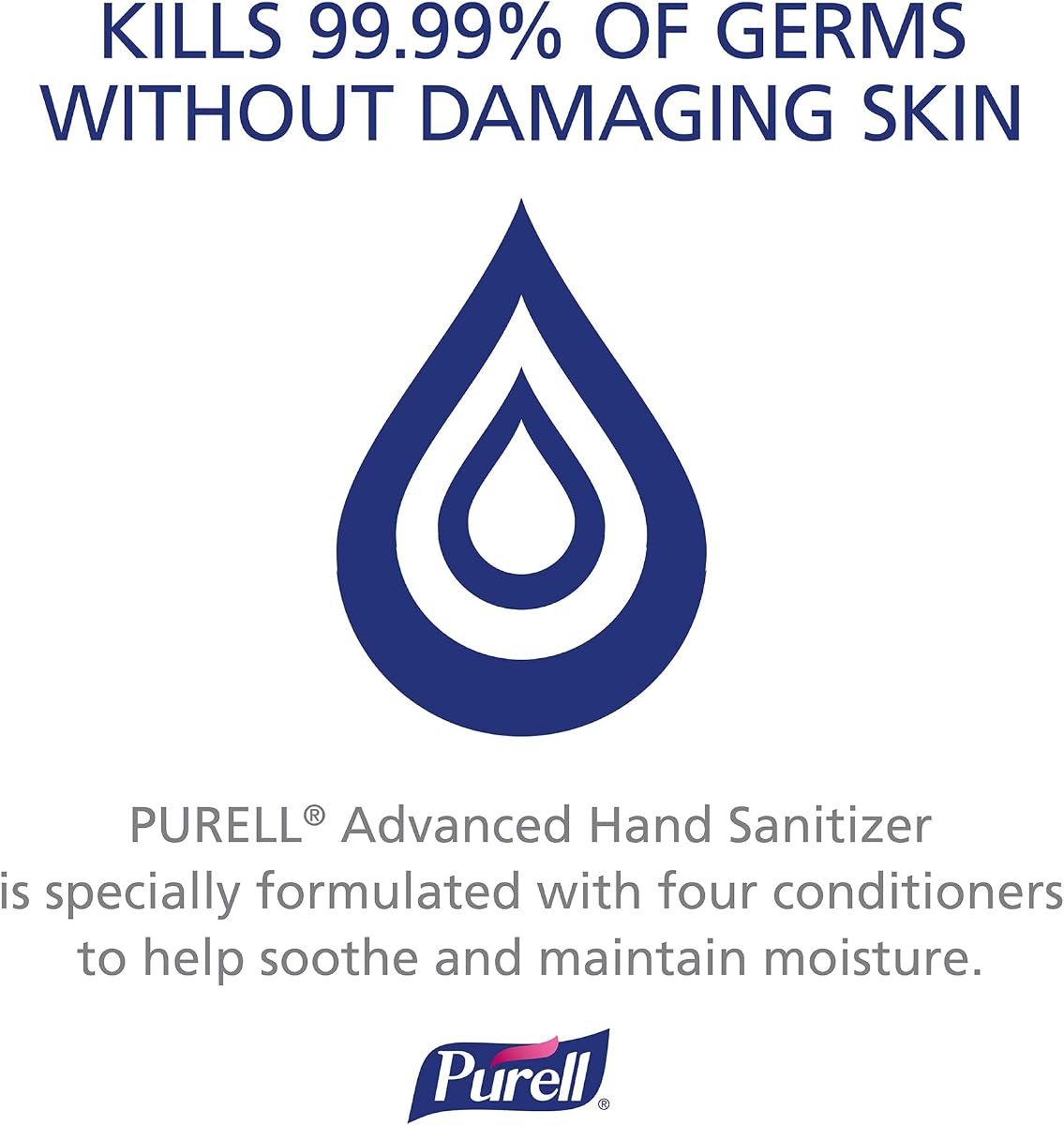 PURELL Hand Sanitizer Gel Pump Bottle 1ct x 1L, view 5