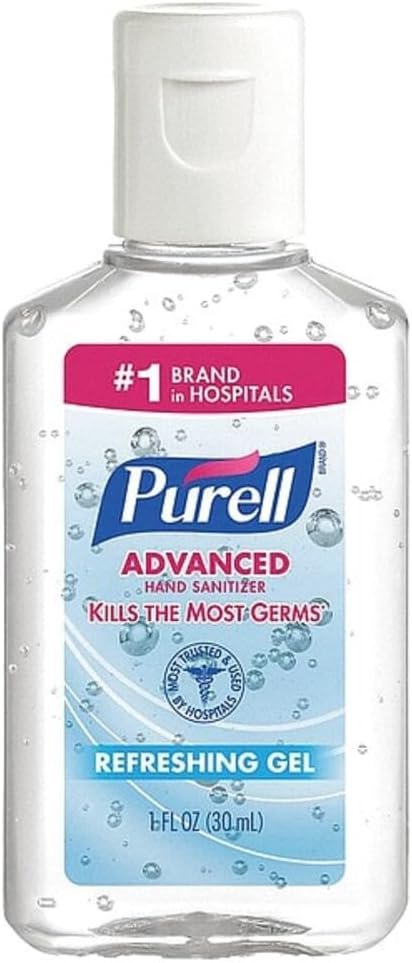 PURELL Hand Sanitizer Gel, Travel Size Bottle, 250ct x 1fl oz