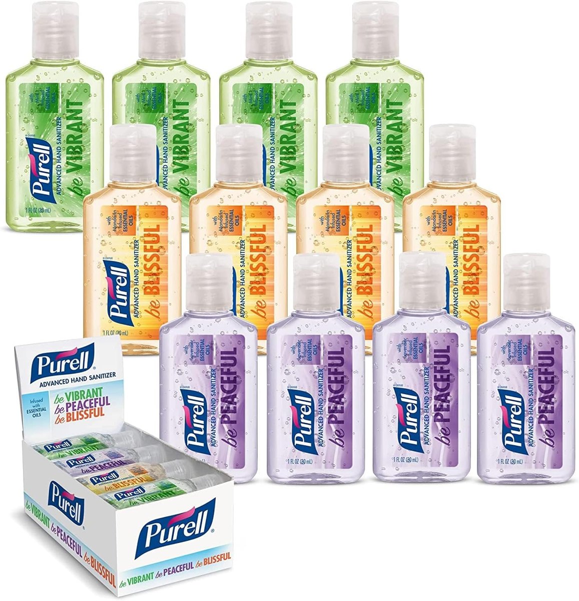 PURELL Hand Sanitizer Gel Variety Travel Pack 12ct x 1oz