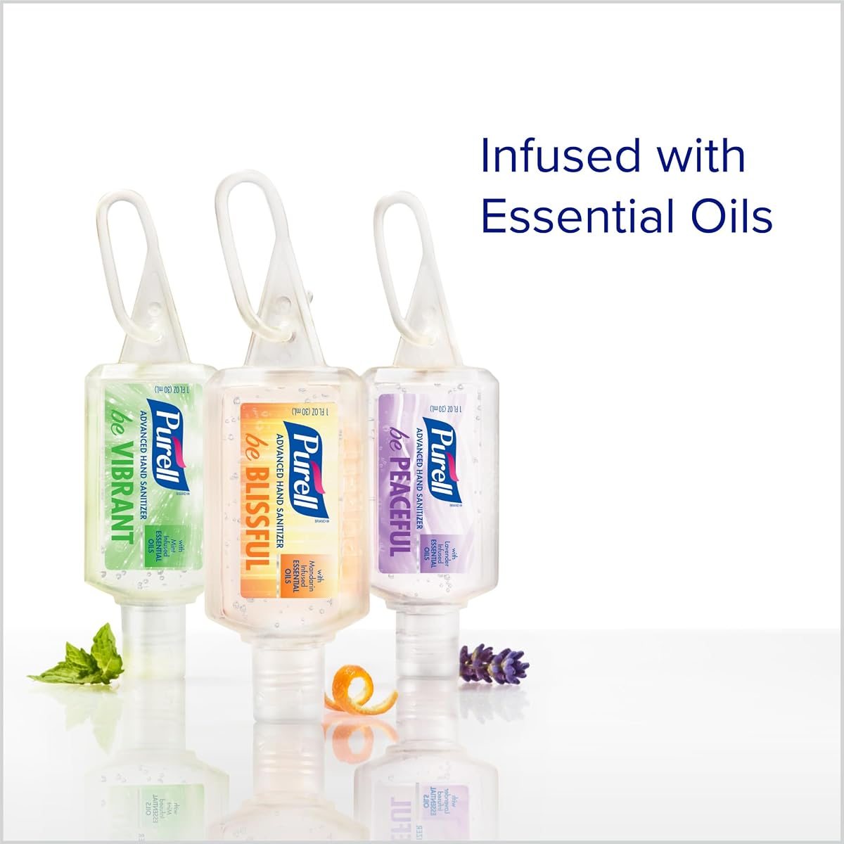 PURELL Hand Sanitizer Scented Mix w Travel Carriers 8x1oz, view 3