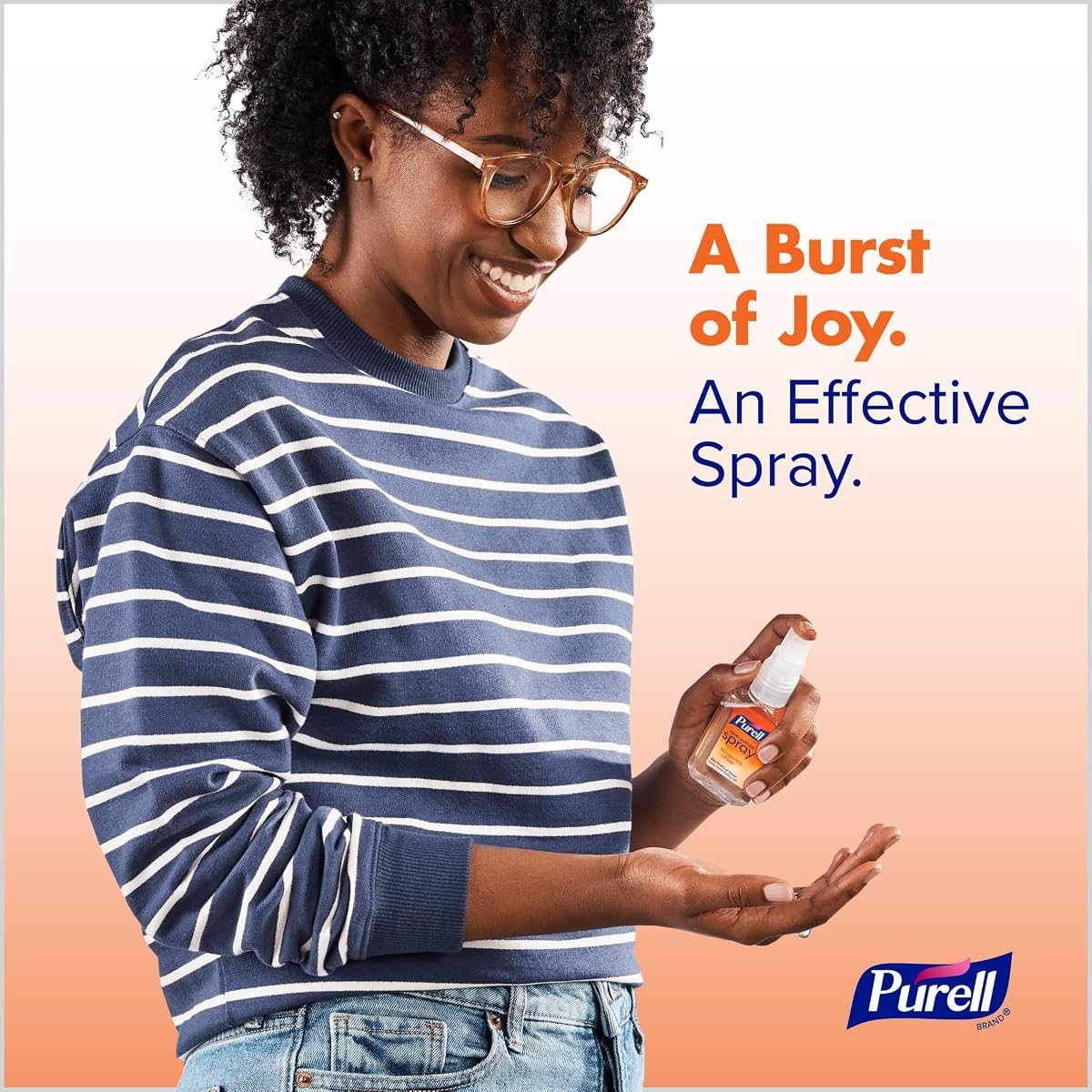 PURELL Hand Sanitizer Spray Tangerine+Pear, 6ct x 2fl oz, view 3