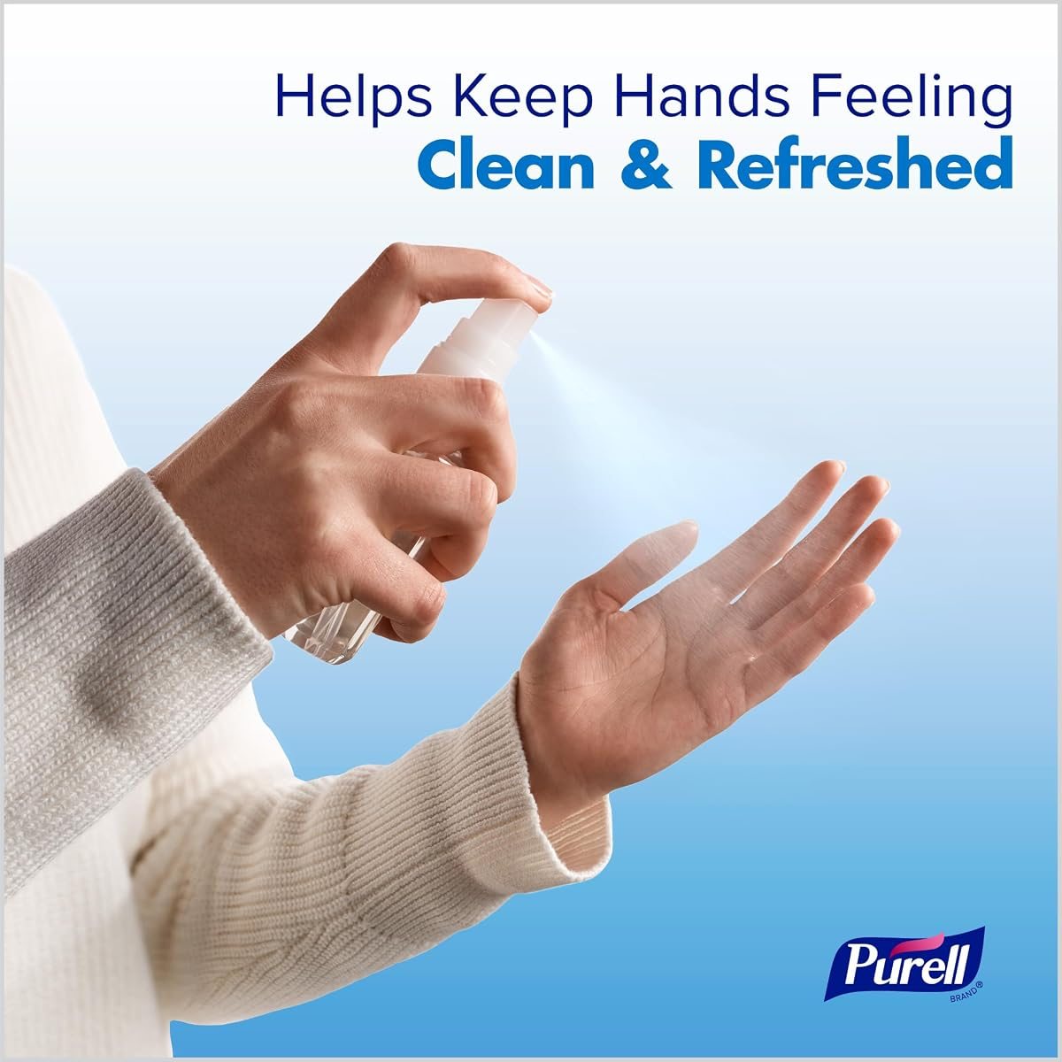 PURELL Hand Sanitizer Spray Unscented, Travel Size 6ct x 2fl oz, view 5