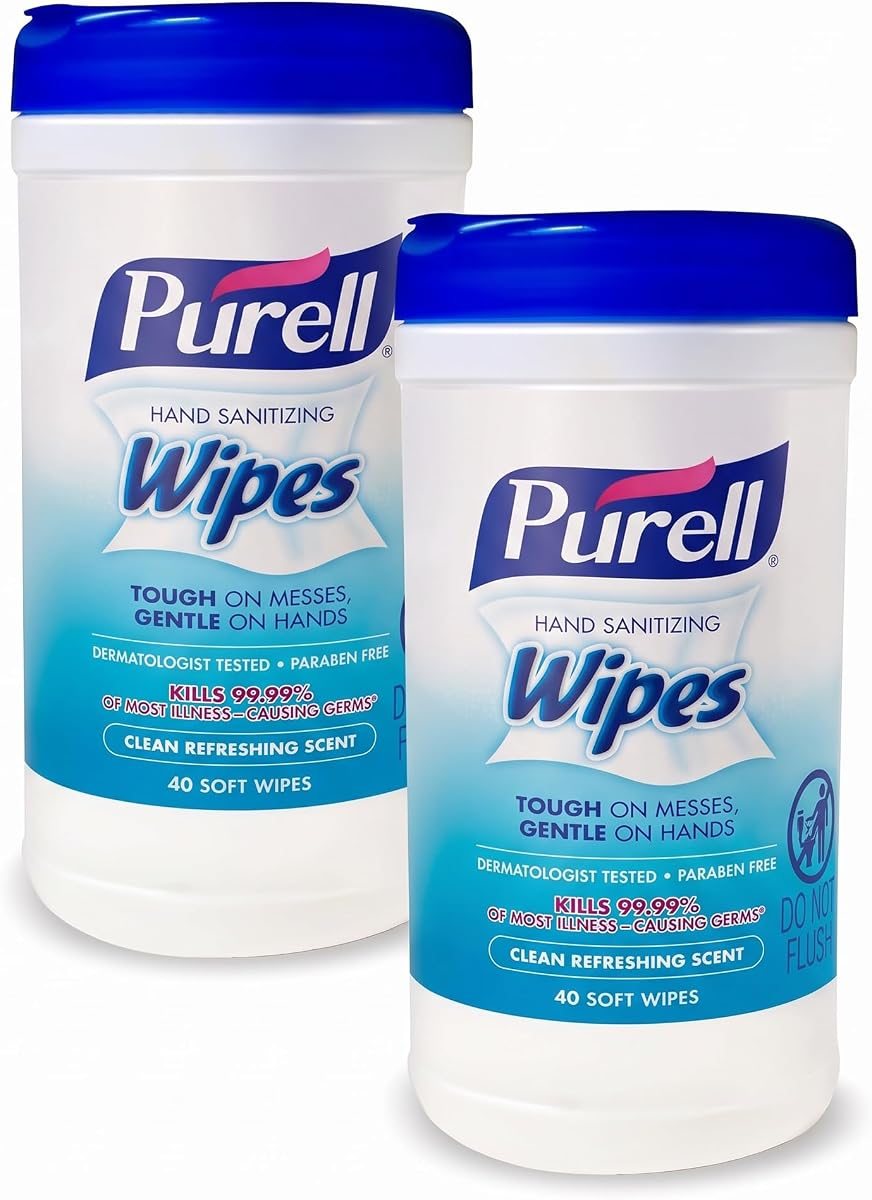 PURELL Hand Sanitizing Wipes Canister, Citrus Scent, 12pk x 100ct, view 4