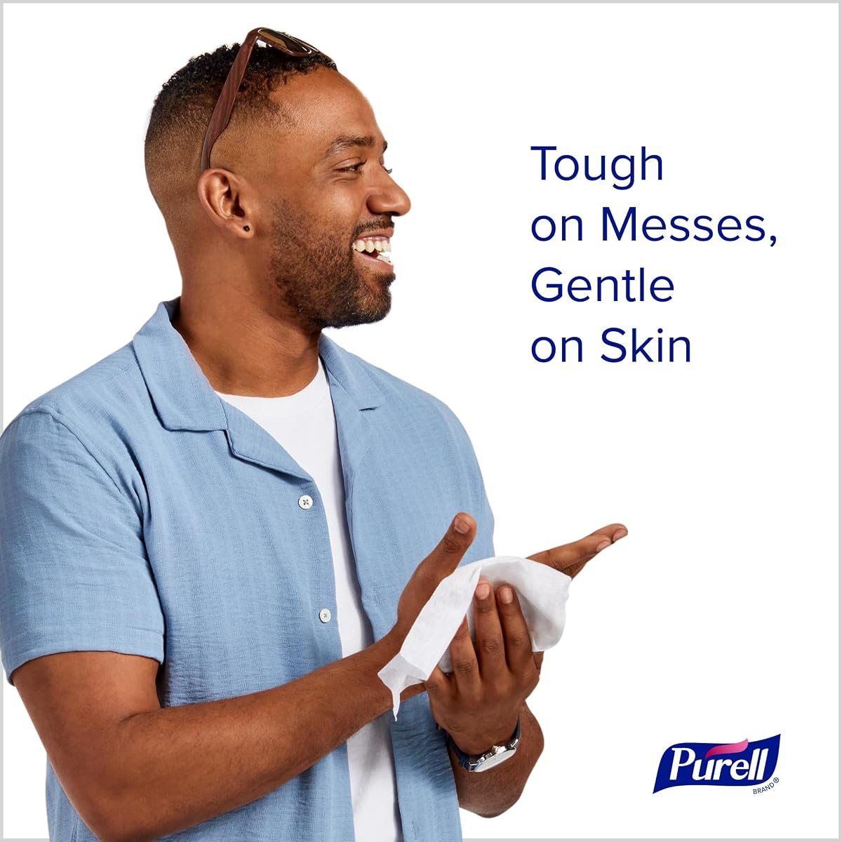 PURELL Hand Sanitizing Wipes Canister, Clean Scent, 6pk x 40ct, view 2