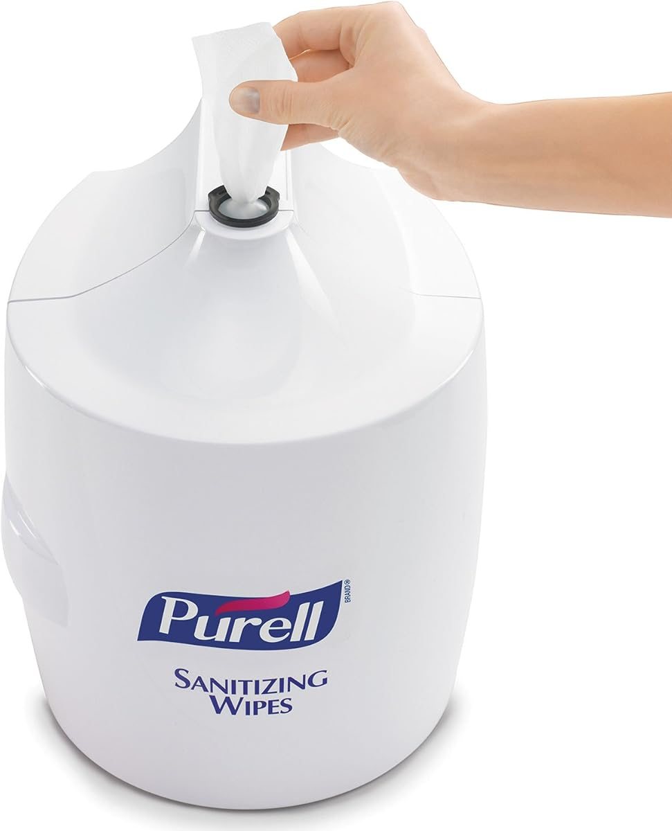 PURELL Hand Sanitizing Wipes Wall Mount Dispenser, White, High Capacity Dispenser for PURELL 1200/1500 Count Hand Sanitizing Wipes Containers, view 5