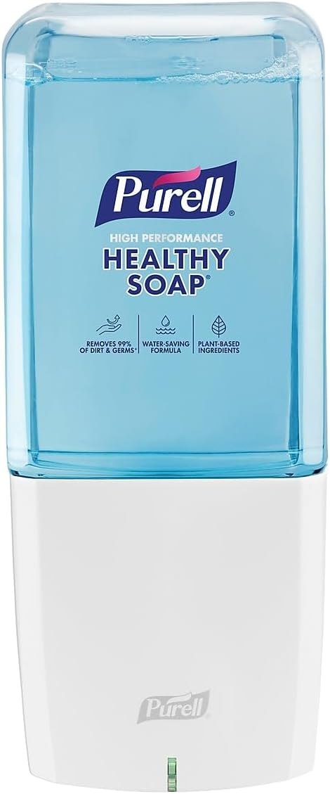 PURELL Healthy Soap ES10 Automatic Wall-Mounted Hand Soap Dispenser, White (8330-E1)