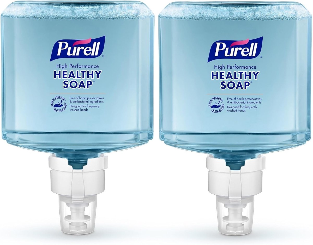 PURELL High Performance HEALTHY SOAP Foam ES8 Refills, Fragrance Free, 40.6 Oz, Pack Of 2 Refills