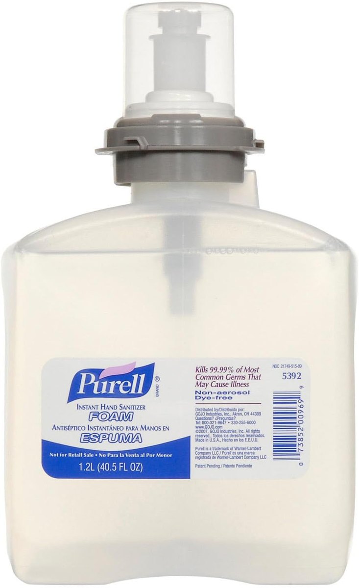 PURELL , Instant Hand Sanitizer Foam Refill, 2 Refills/Case
