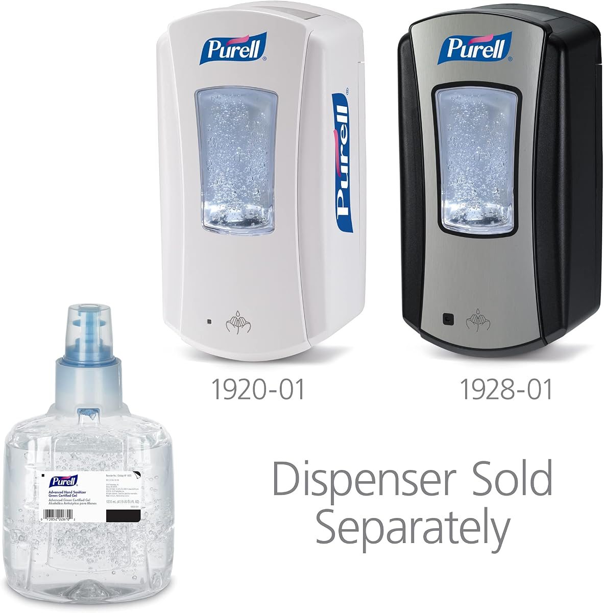 PURELL LTX-12 Advanced Green Certified Hand Sanitizer Foam, Fragrance Free, 1200 mL EcoLogo Certified Sanitizer Refill for PURELL LTX-12 Touch-Free Dispenser (Pack of 2), view 4