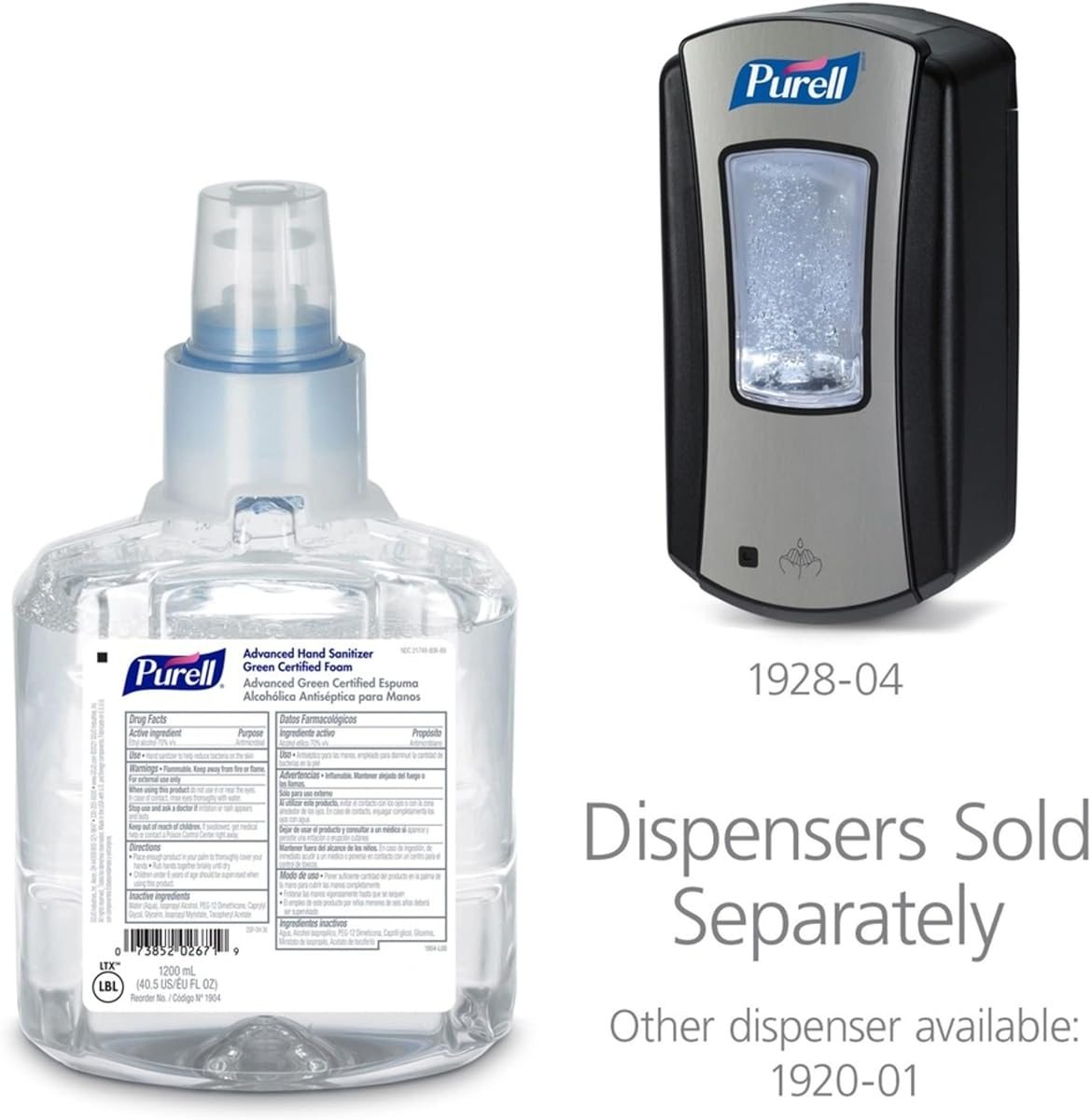 PURELL LTX-12 Hand Sanitizer Foam Refill, view 2