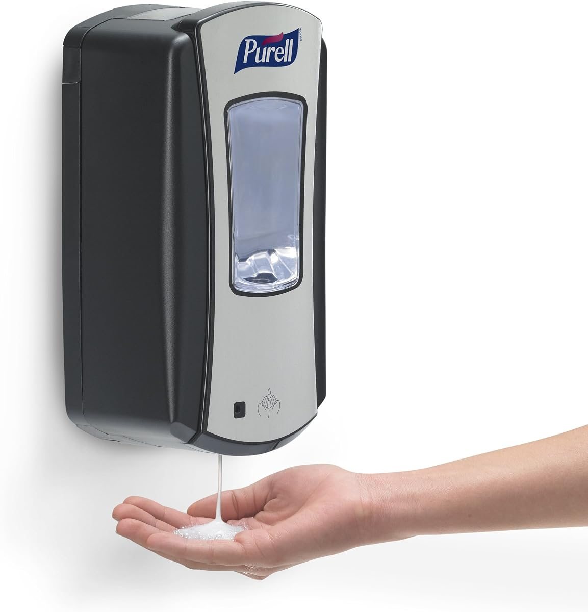 PURELL LTX-12 Manual Hand Sanitizer Dispenser, Black, 1200 mL, view 2