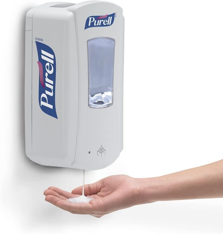 PURELL LTX-12 Touch-Free Hand Sanitizer Dispenser, White, 1200 mL, view 2