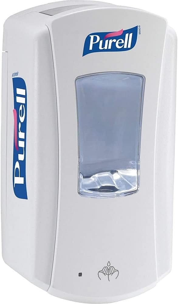PURELL LTX-12 Touch-Free Hand Sanitizer Dispenser, White, 1200 mL