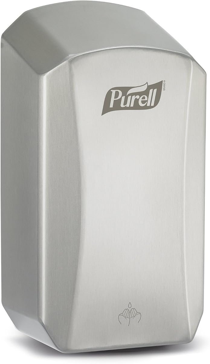 PURELL LTX Behavioral Health Touch-Free Dispenser with Time-Delayed Output Control, Stainless Steel, for PURELL LTX 1200 mL Sanitizer Refills, view 3