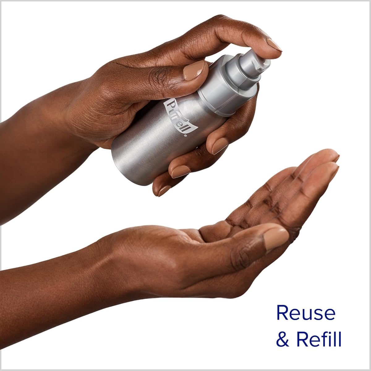 PURELL Naturals Hand Sanitizer 24oz +2 Refillable Bottles 2oz, view 5