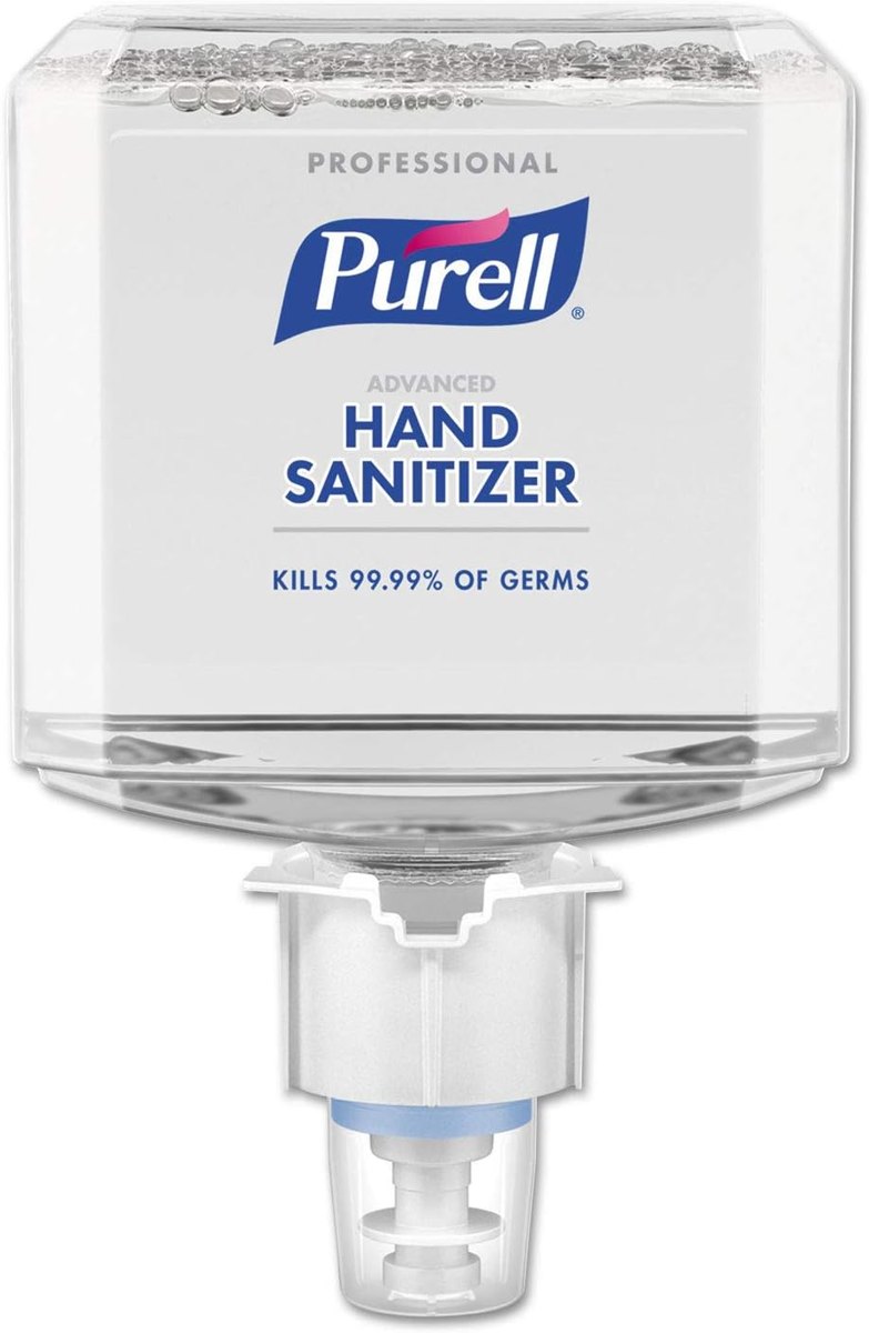 PURELL Professional Advanced Hand Sanitizer Foam, Clean Scent, 1200 mL Foam Hand Sanitizer Refill for PURELL ES6 Touch-Free Sanitizer Dispenser (Pack of 2)