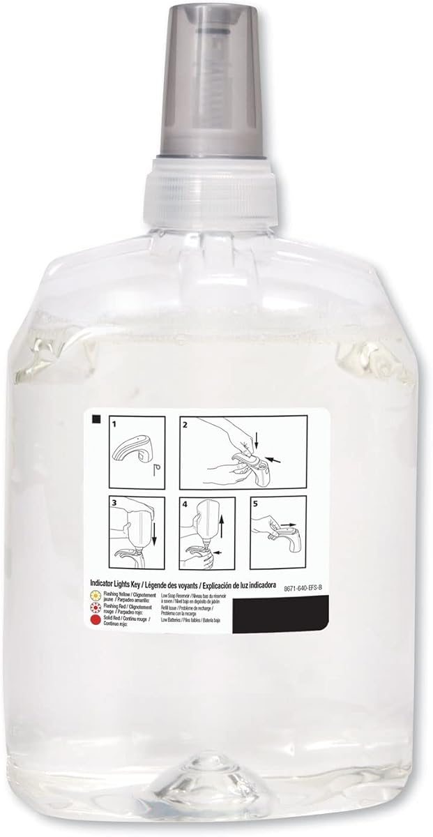 PURELL Professional Redifoam Fragrance-Free Foam Soap, 2,000 Ml, 4/carton, view 2