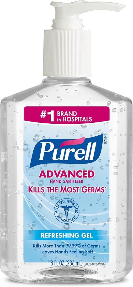 PURELL Pump Bottle Hand Sanitizer 8 oz. Bottle