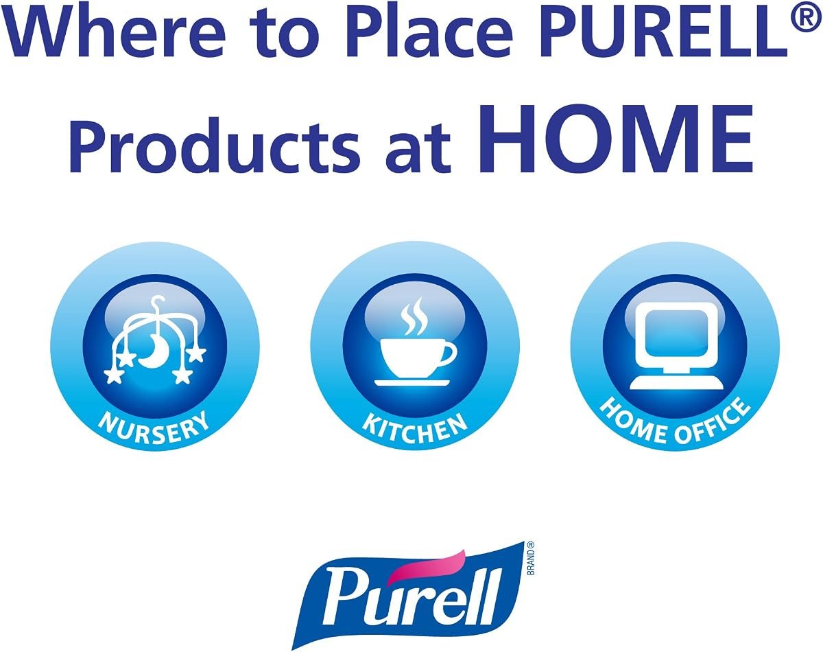 PURELL - PURELL Advanced Hand Sanitizer Soothing Gel, Fresh Scent, with Aloe and Vitamin E - 8 fl oz Pump Bottle (Pack of 4), view 2