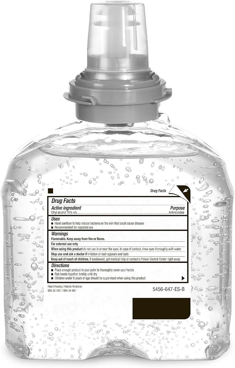 PURELL TFX Advanced Hand Sanitizer Gel Refill, 4ct x 1200 mL, view 2