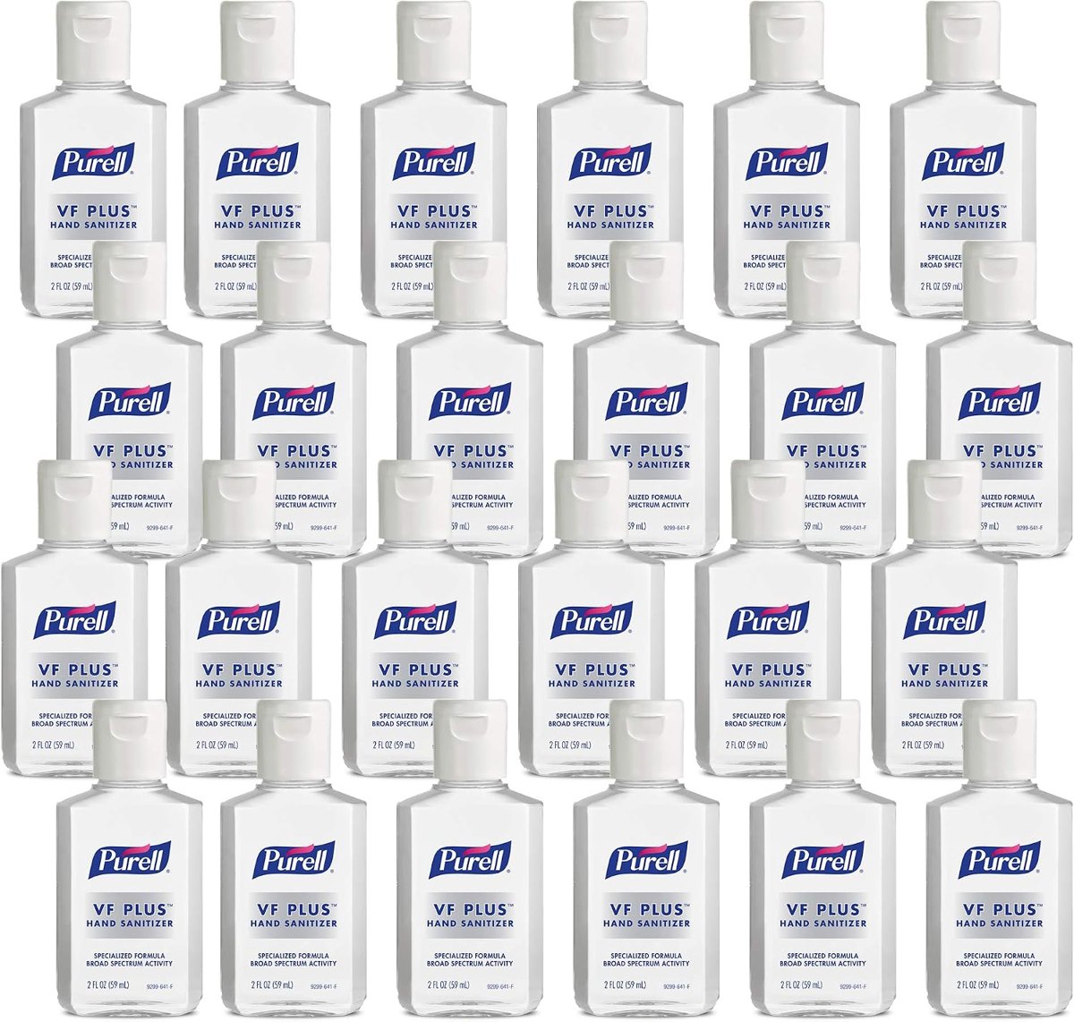PURELL VF PLUS Hand Sanitizer Gel, Travel Size, 24ct x 2fl oz